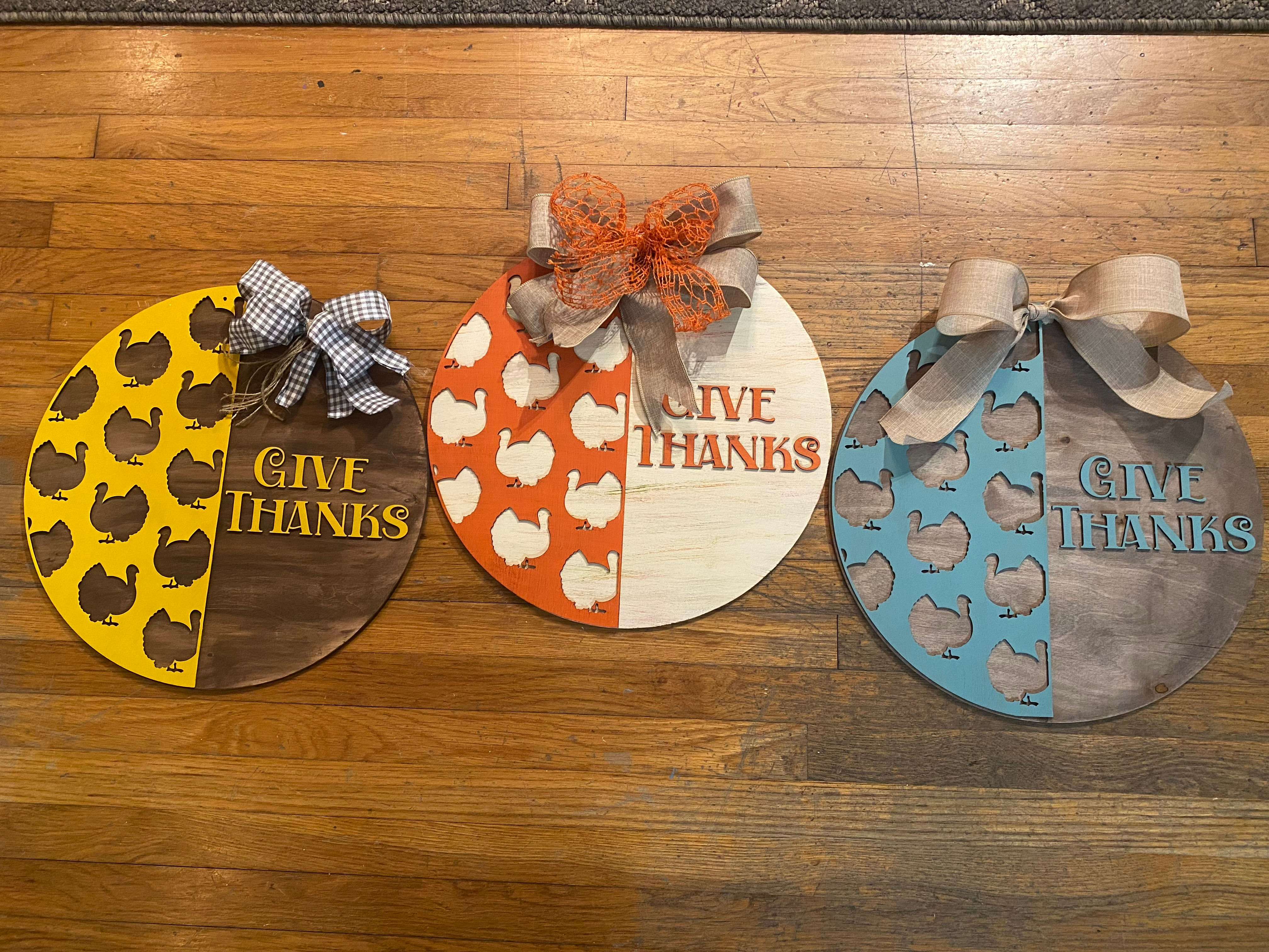 Give Thanks - Door Hanger
