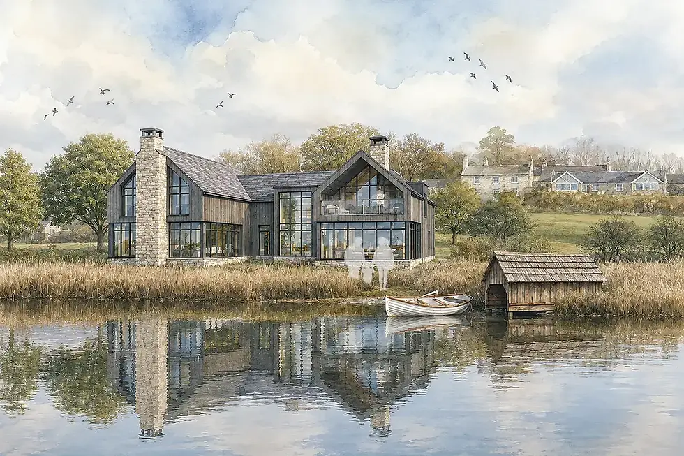 Sustainable new-build home in Northumberland