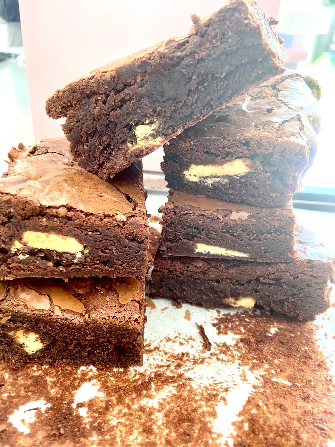 Triple chocolate Brownies