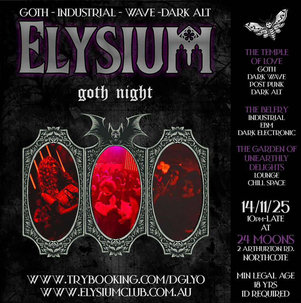 Elysium Friday 14th November 2025