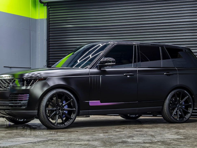 Custom accents make this unique Range Rover one of a kind