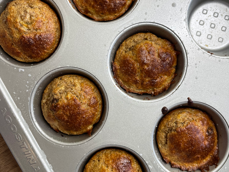 Easy Peasy Banana Chocolate Chip Muffins