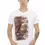 Thumbnail: Trussardi Action Elegant V-Neck Tee with Chic Front Print