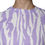 Thumbnail: MSGM White Purple Patterned Viscose Short Sleeves Maxi Dress