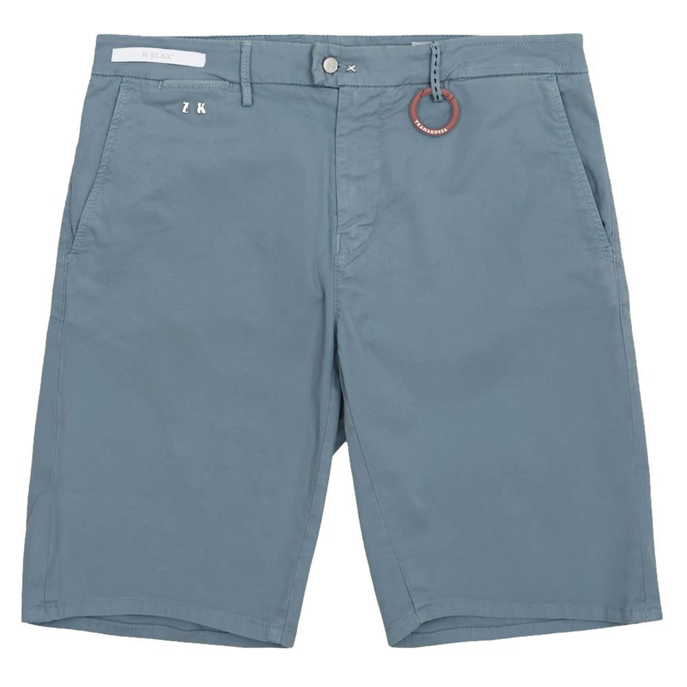 Tramarossa Light Blue Linen Men Short
