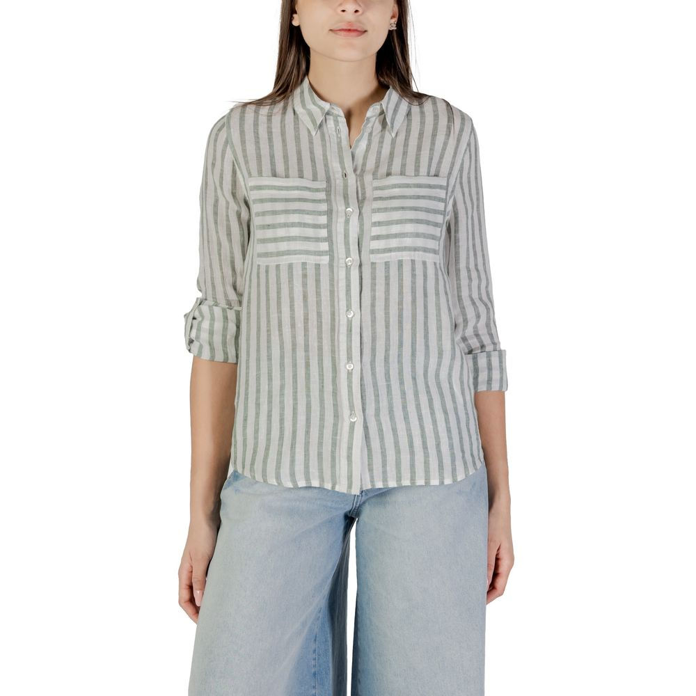 Street One Green Linen Shirt