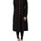 Thumbnail: Dolce & Gabbana Black Wool Single Breasted Trench Coat Jacket
