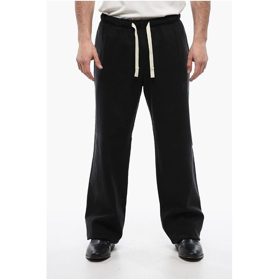 Palm Angels Cotton Blend TRAVEL Joggers with Elastic Waistband