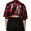Thumbnail: Dolce & Gabbana Red Black Cotton Bustier Detailing Cropped Top