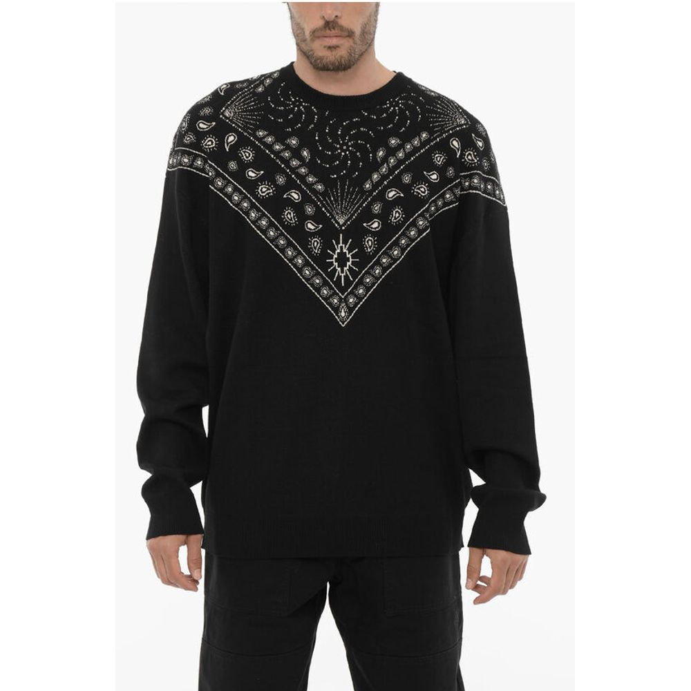 Marcelo Burlon Bandana Motif Crew-neck Sweater
