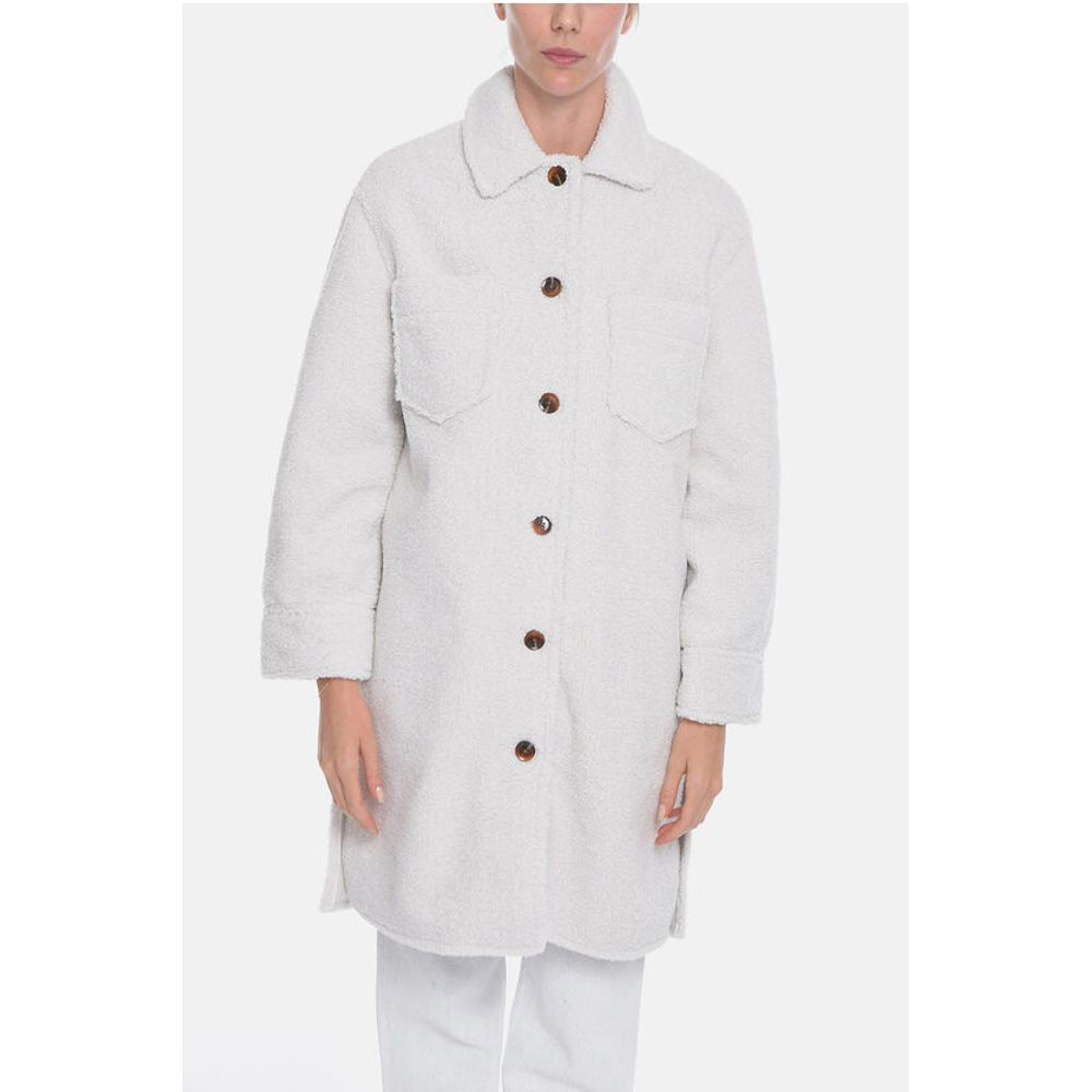 Samsoe Samsoe Teddy DIORA Coat with Breast-pockets