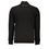 Thumbnail: La Martina Sleek Black Cotton Zip Sweater