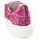 Thumbnail: Casadei Fuchsia Elegance Leather Sneakers