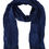 Thumbnail: Costume National Elegant Silk Fringe Scarf in Chic Blue