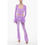 Thumbnail: Adriana Hot Couture Bustier Chenille Bustier Top with Faux Feather on the Sleeve