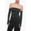 Thumbnail: Maison Margiela MM6 Stretch Fabric Cold-Shoulder Top