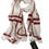 Thumbnail: Dolce & Gabbana White Red Printed Wrap Shawl Modal Scarf