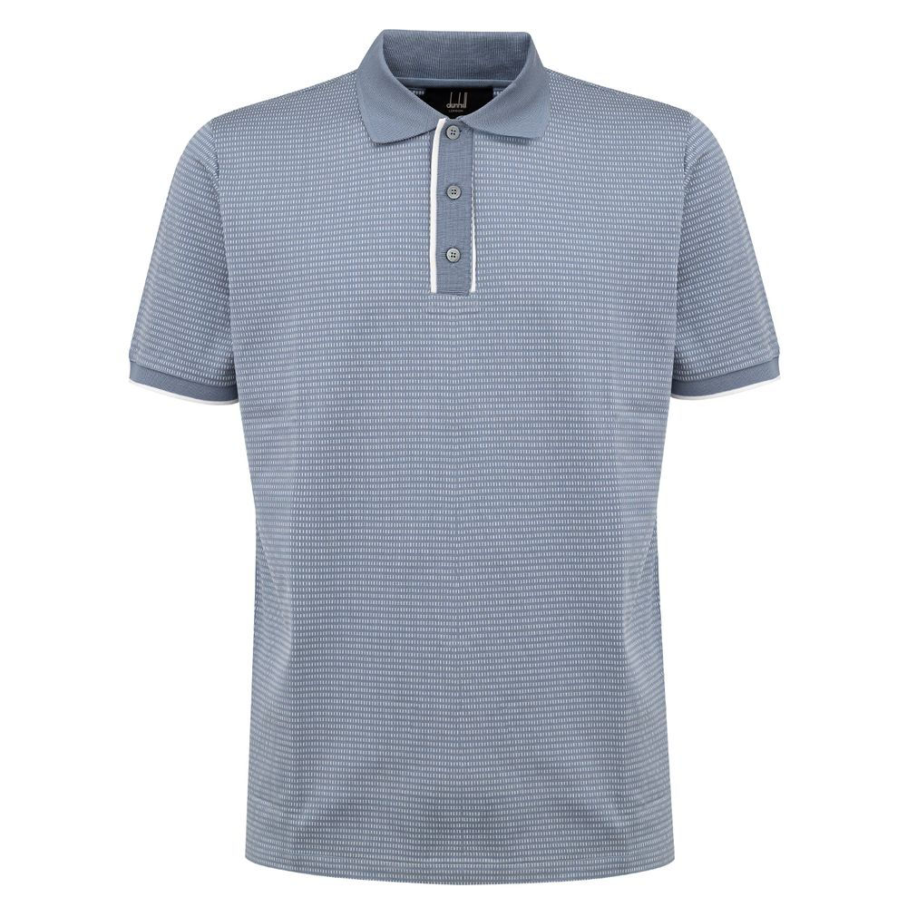 Dunhill Light Blue Cotton Polo Shirt