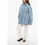 Thumbnail: Nanushka Awning Striped Denim BEAUX Overshirt with Logo Buttons