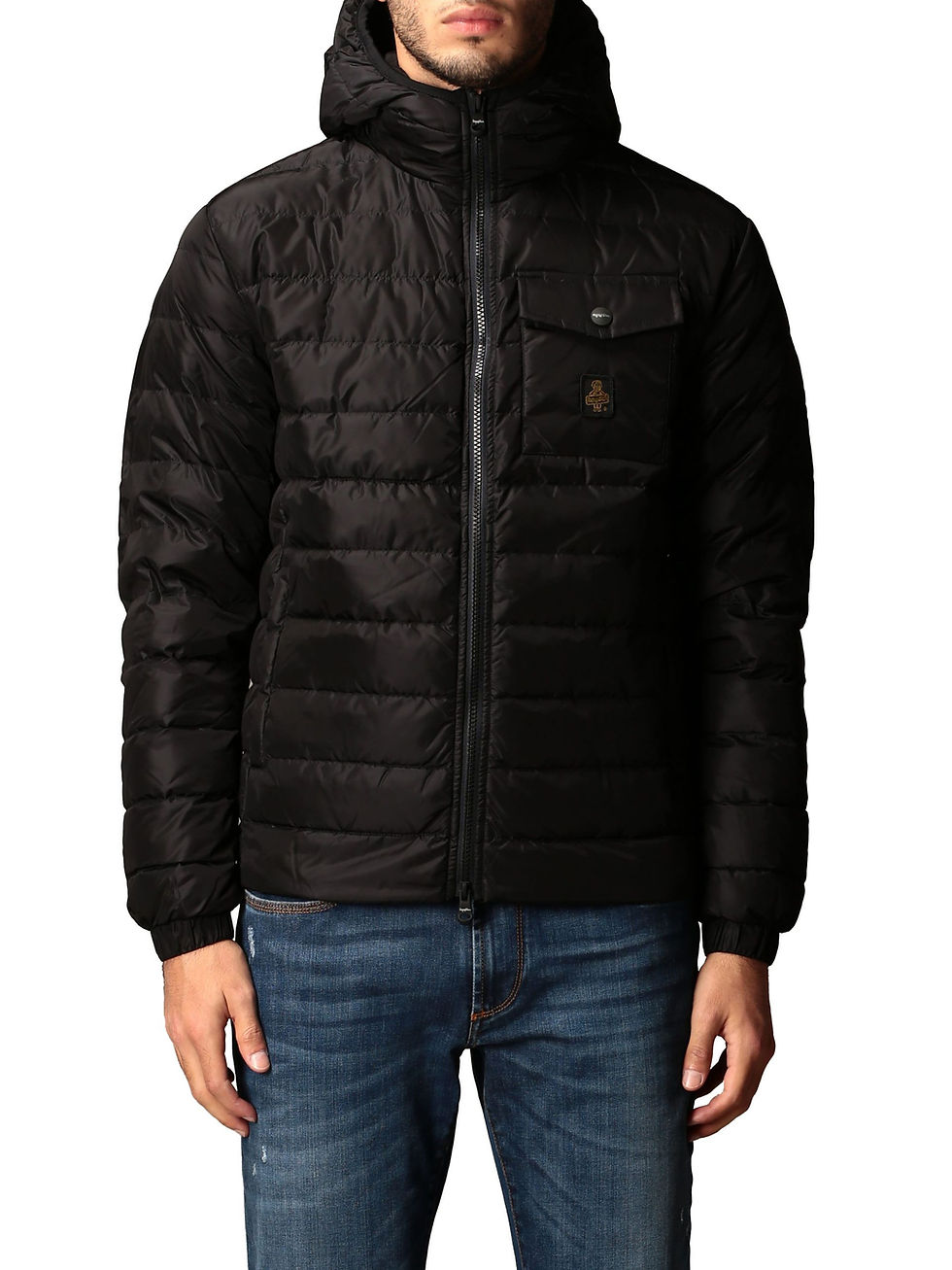 Refrigiwear Black Nylon Men Jacket