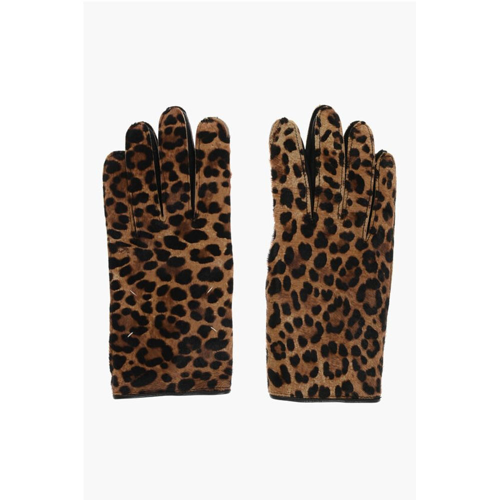 Maison Margiela MM14 Animal Motif Leather Glovers