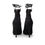 Thumbnail: Alaïa Black Leather Scamociata Sandal