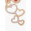 Thumbnail: Moschino LOVE Golden-Effect keyring with Heart-Shaped Charm