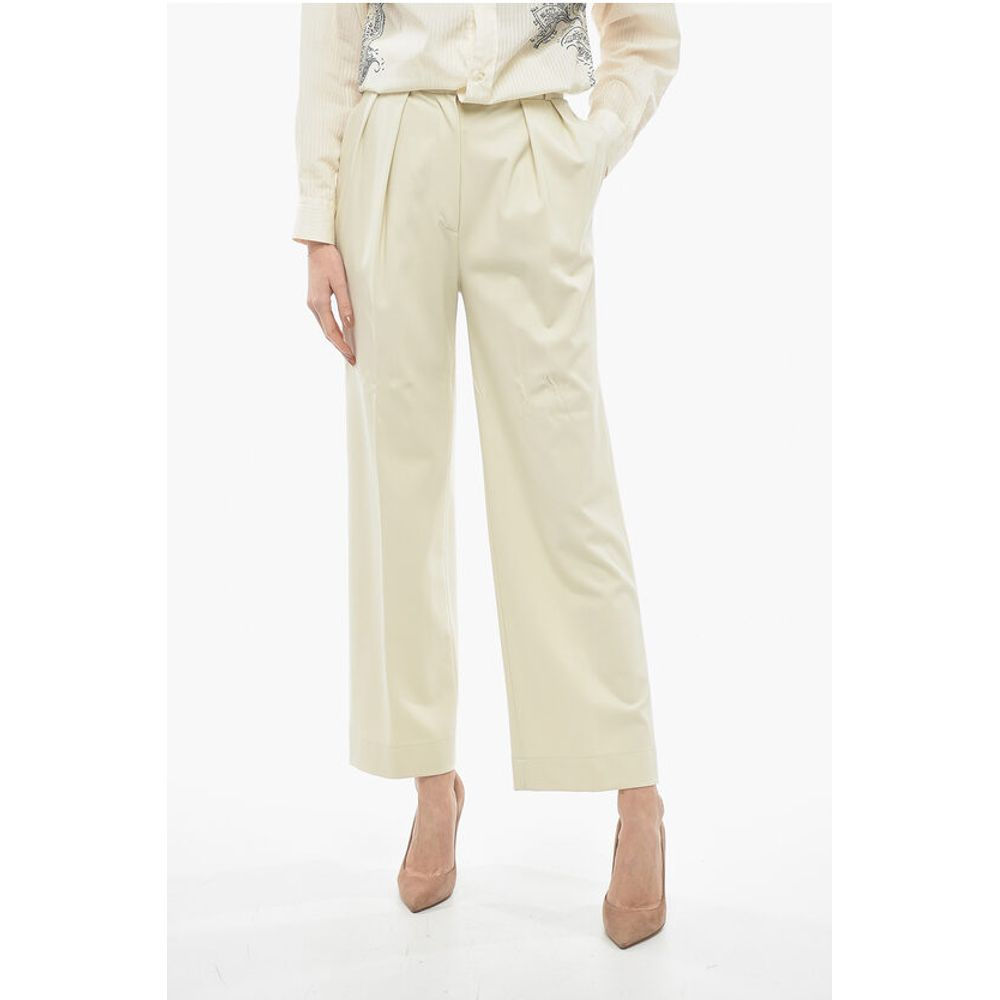 Harris Wharf Double-pleated Jersey Palazzo Pants