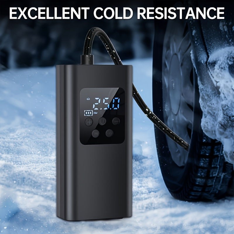 Thumbnail: Wireless Smart Tire Inflator Portable Digital Display Fast Inflation with LED Li
