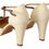 Thumbnail: SERGIO LEVANTESI Beige T-Strap Block Heels Pumps Leather Shoes