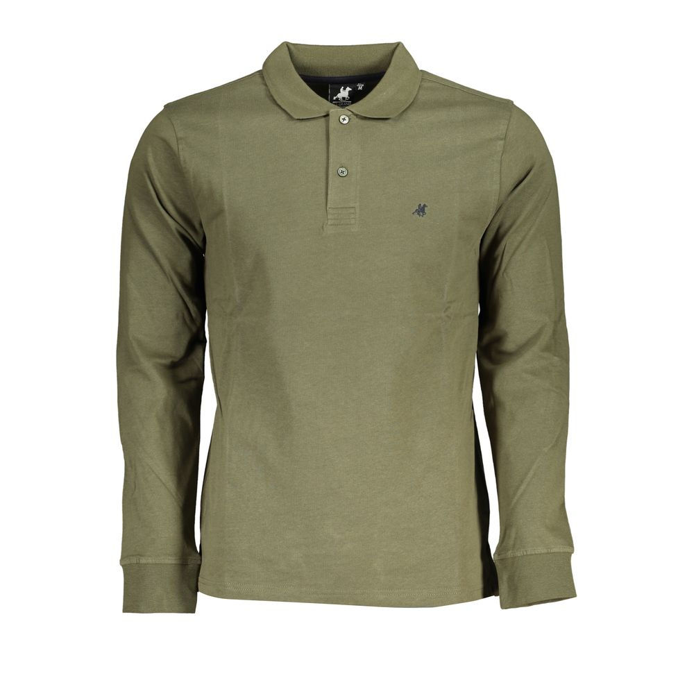 U.S. Grand Polo Green Cotton Polo Shirt