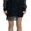 Thumbnail: Dsquared² Black Floral Silk Long Sleeves Sheath Mini Dress