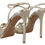 Thumbnail: Prada Elegant Gold Stiletto Heel Sandals