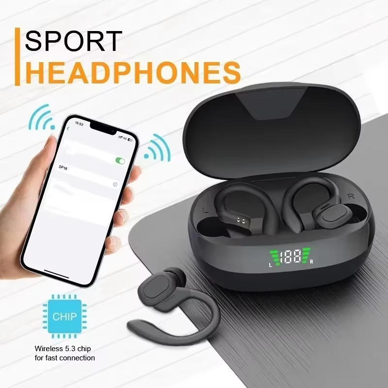 Thumbnail: NEW Original Ports Earphones Wireless Bluetooth Headphones Running In-Ear Digita