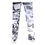 Thumbnail: Dolce & Gabbana White Graffiti Cotton Over Calf Stockings Socks