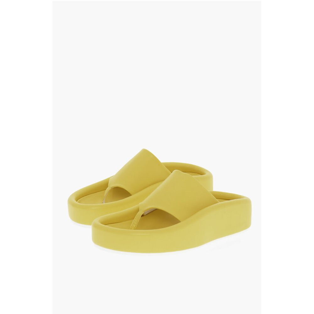 Maison Margiela MM6 Faux Leather Thong Sandals
