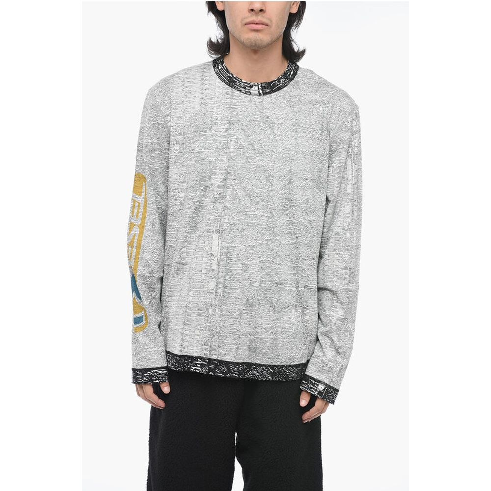 Diesel Printed T-CRANESIDE Long Sleeved T-shirt