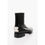 Thumbnail: Jil Sander Brushed Leather ANGKOR Booties with Metal Plaque 4cm