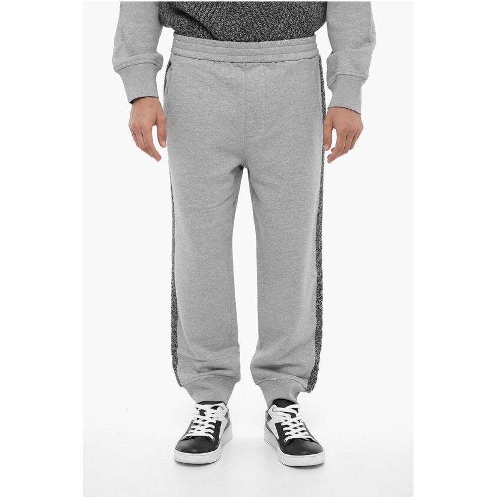 Neil Barrett Loose Fit Joggers with Wool Side Bands
