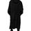 Thumbnail: Dolce & Gabbana Black Hooded Long Men Windbreaker Jacket