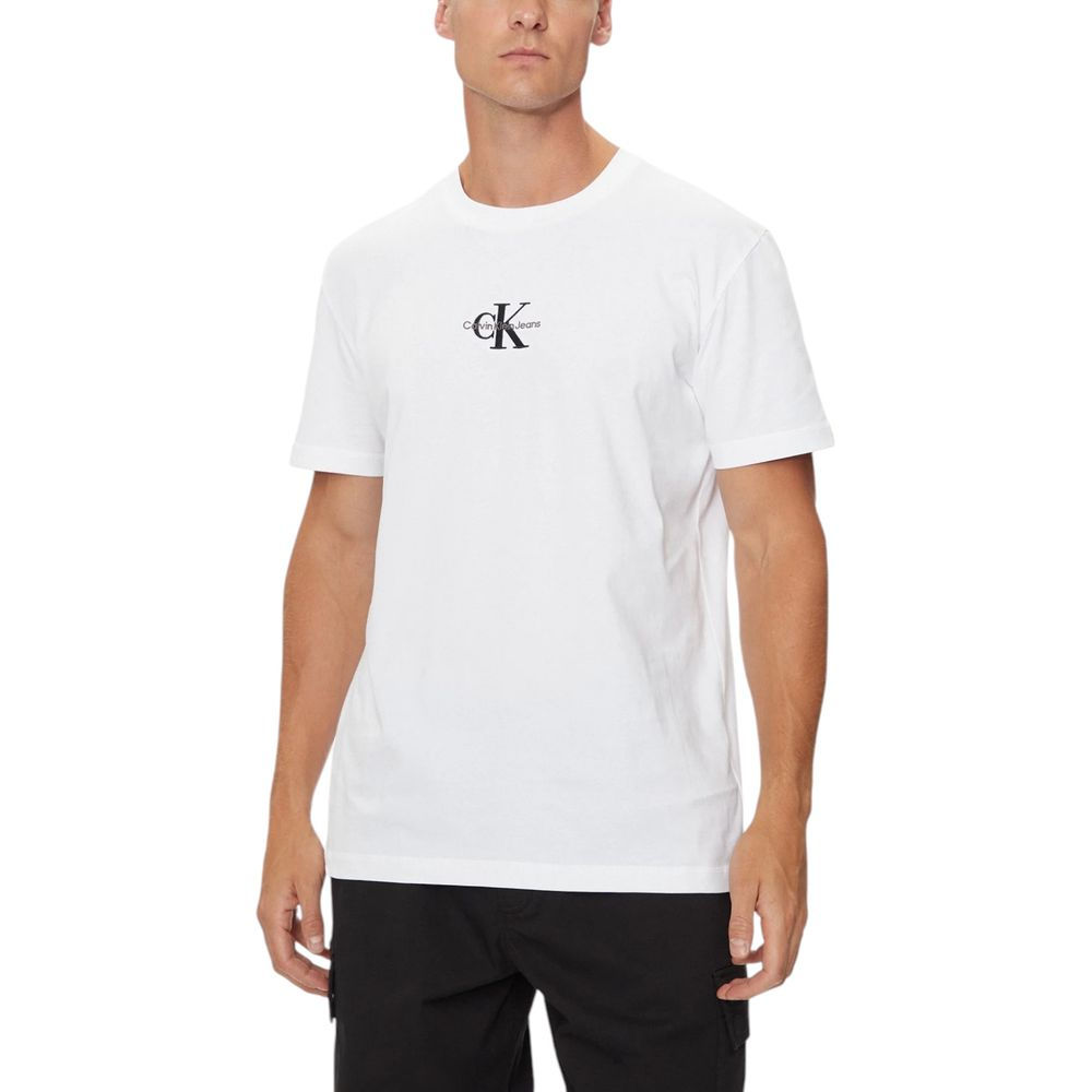 Calvin Klein Jeans White Recycled Cotton T-Shirt