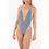 Thumbnail: Diesel Checked BFSW-TESSAH One Piece Swimsuit with Deep V-Neck