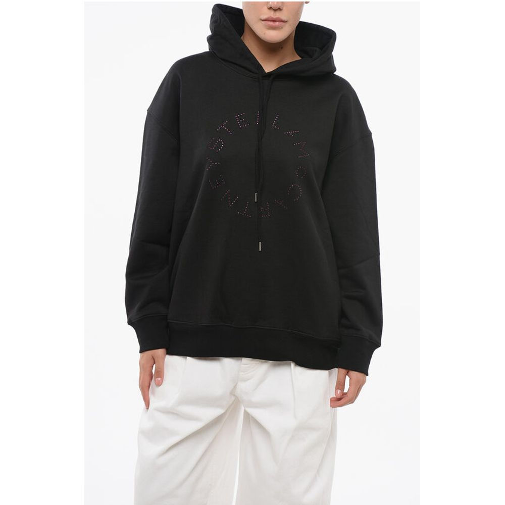 Stella McCartney Rhinestoned Logo CIRCLE Hoodie