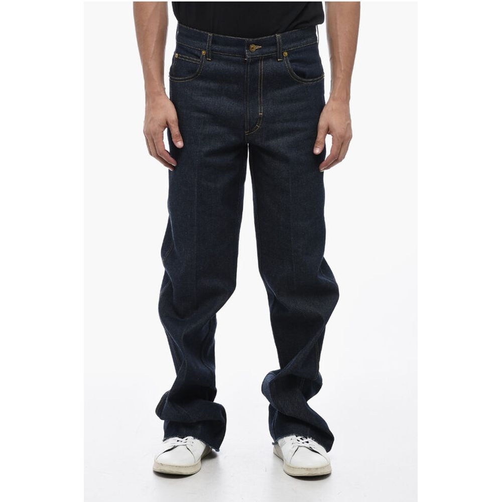 Gucci Dark Wash Cotton Straight Fit Denims 25cm