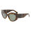 Thumbnail: Salvatore Ferragamo Brown Acetate Sunglasses