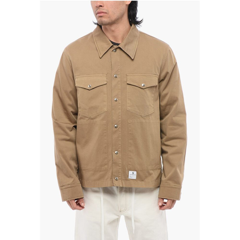 Department 5 Cotton Twill DRAGON Utility Overshirt with Snap Buttons