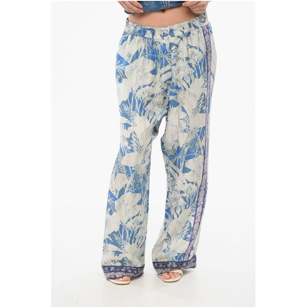 Pierre-Louis Mascia Silk Floral Pants
