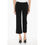 Thumbnail: Edra Straight Leg Cropped Pants with Side Closure