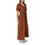 Thumbnail: B.Young Brown Linen Dress