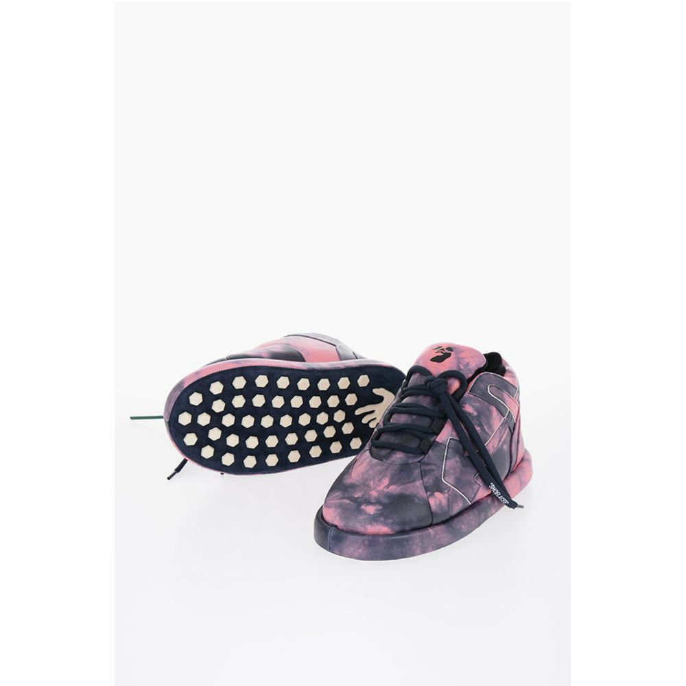 Off-White Tie Dye Leather BUMP Padded Sneakers